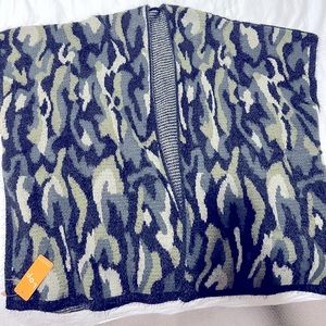 NWT Green/Camo Fuzzy Vest